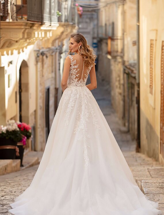 Trouwjurk Aphrodita Jarice achterkant