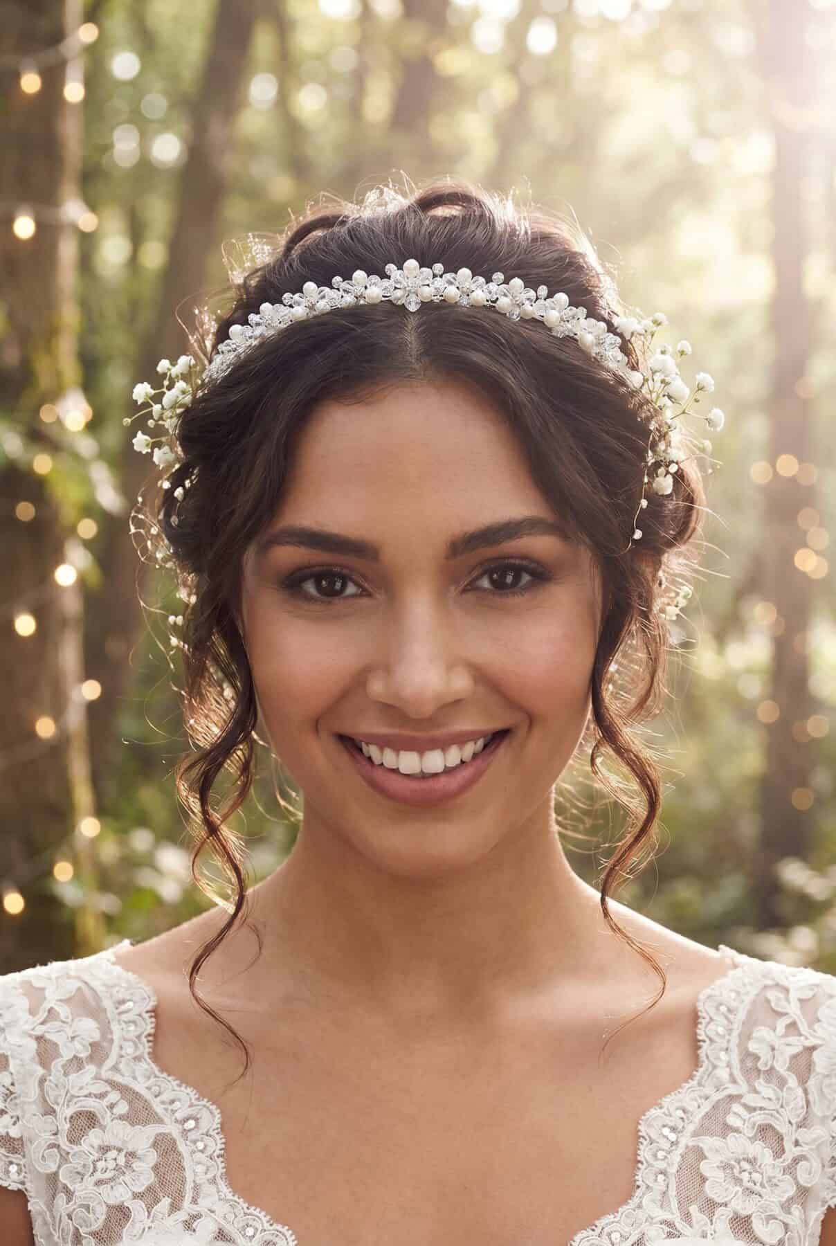 Honeymoonshop, winkel voor trouwjurken en trouwpakken, biedt prachtige huwelijkskapsels met haaracce.