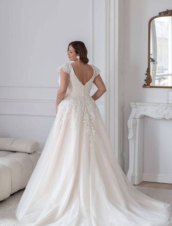 Trouwjurk Glow Jarice achterkant