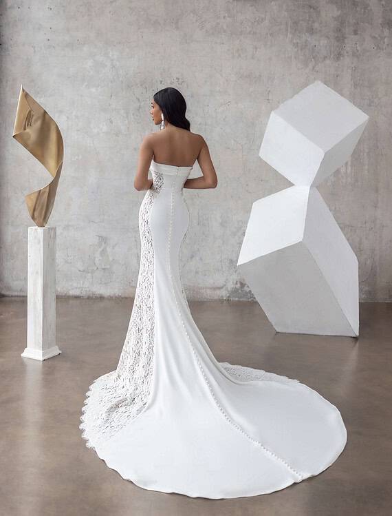 Trouwjurk Fabienne Jarice achterkant