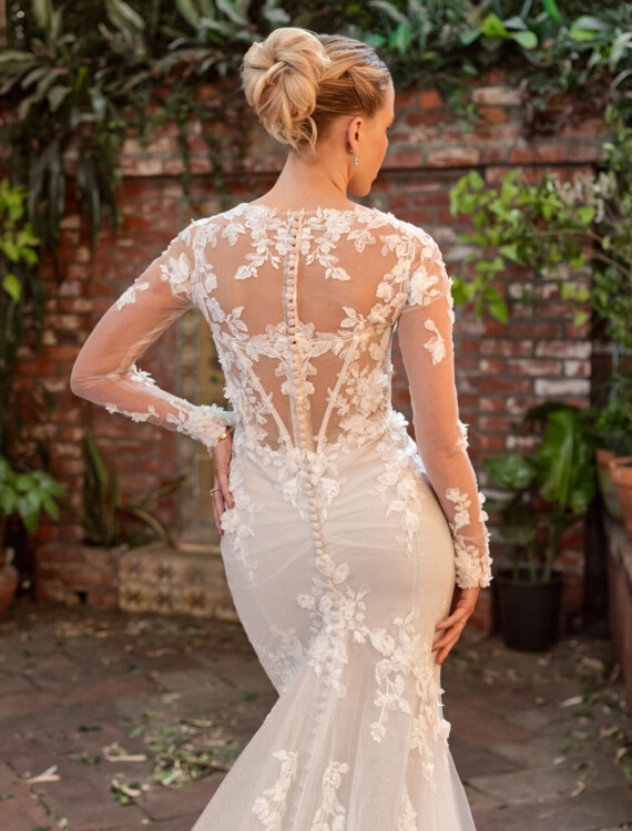 Trouwjurk D4329 kopen in de sale bij Honeymoonshop 4