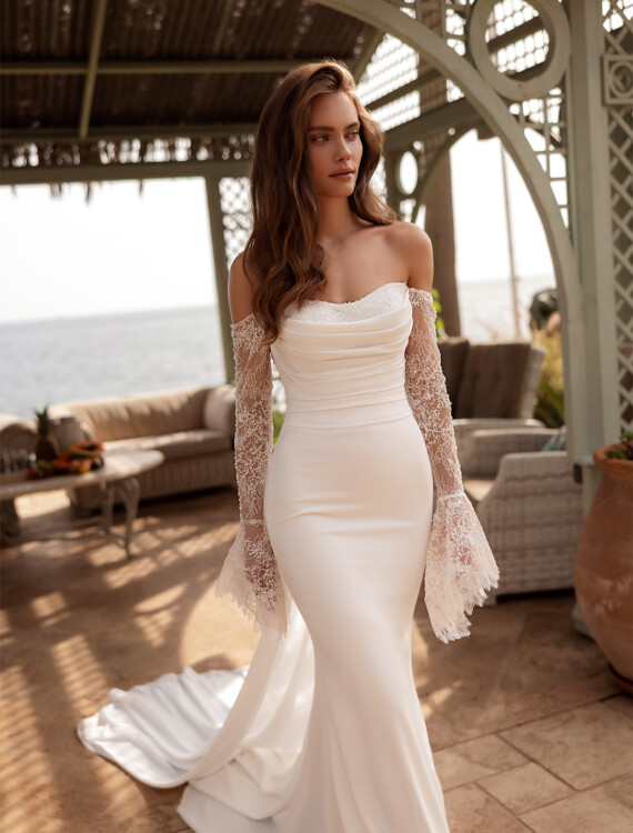 Trouwjurk Deline van Milan kopen bij Honeymoonshop 2