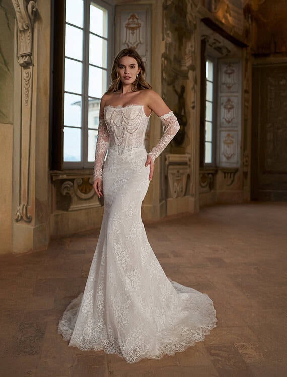 Trouwjurk Nele van Hervé kopen bij Honeymoonshop 2