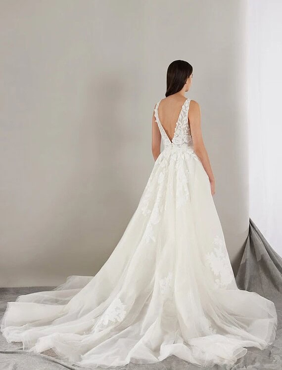 Trouwjurk West Sale achterkant